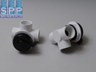 600-4331 - Valve Assy,WATERW,Horiz 2-Port(Divertr),Notched,Top Acc,1 Inch S - 600-4331