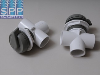 600-4347 - Diverter Valve,Top Access,WATERW,1 Inch Vertical 2 Port,GRAY - 600-4347