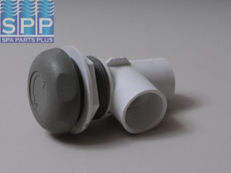 600-4367 - Valve Assy,WATERW,1 Port(Shut Off)5-Scalloped,1 Inch S,Gray - 600-4367