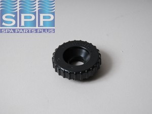 602-4361 - Valve Cap,WATERW,On/Off Valve,Top Acc,Notched,Black - 602-4361