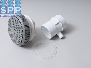 640-3637V - Suction Assy,WATERW,VGB,Super Hi-Flo,5 Inch Dia.Cover,232GPM,Gray - 640-3637V