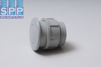 650-3007 - Air Button,WATERW,Super Dlx,1-9/16 Inch H,1-7/8 Inch F,1-1/2 Inch L,Gry - 650-3007