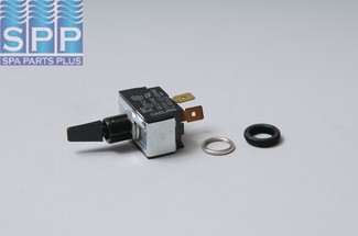 650761 - Switch,Toggle,SPST,3/6Amp,For ELS552-2/1102-2 Htr,Blk - 650761