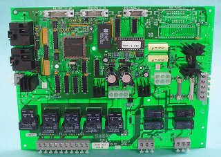 6600-040 - PCB,SUNDANCE,800(Rev1.24)1 or 2 Pump,w/Perma Clear(1994) - 6600-040