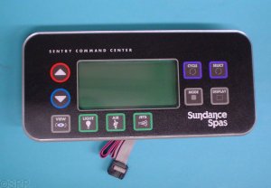 6600-893 - Spa Side Cntrl,Electr,SUNDANCE,800/850(3/93-1999)10BTN,LCD - 6600-893