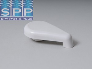 662-2070 - Air Control Handle,WATERW,Top Access Scallop,1 Inch ,Wht - 662-2070
