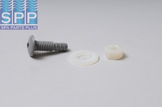 670-2137 - Air Injector,WATERW,Button Style,1/4 Inch B,Gray,3/8 Inch Hole Size - 670-2137