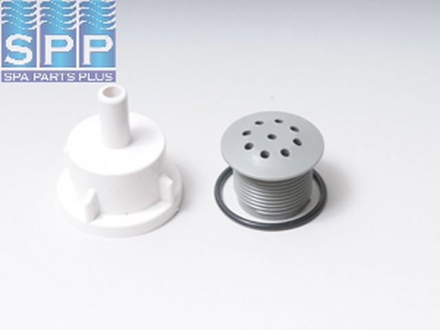 670-2297 - Air Injector Assy,WATERW,Straight Body,1-1/8 Inch H,3/8 Inch B,Gray - 670-2297