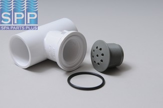 670-2327 - Air Injector,WATERW,Top-Flo Inch T Inch Style,1-1/8 Inch H,1 Inch S,Gray - 670-2327