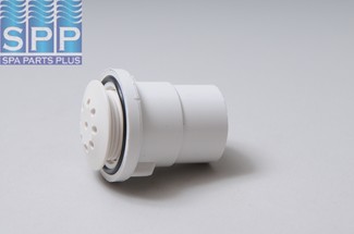 670-2330 - Air Injector,WATERW,Straight Body,1-1/8 Inch H,1 Inch Spg,Wht - 670-2330