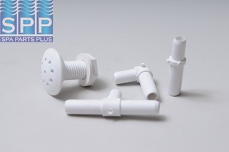 670-2600 - Air Injector,WATERW,Multi-Body,3/8 Inch S Barb,White - 670-2600