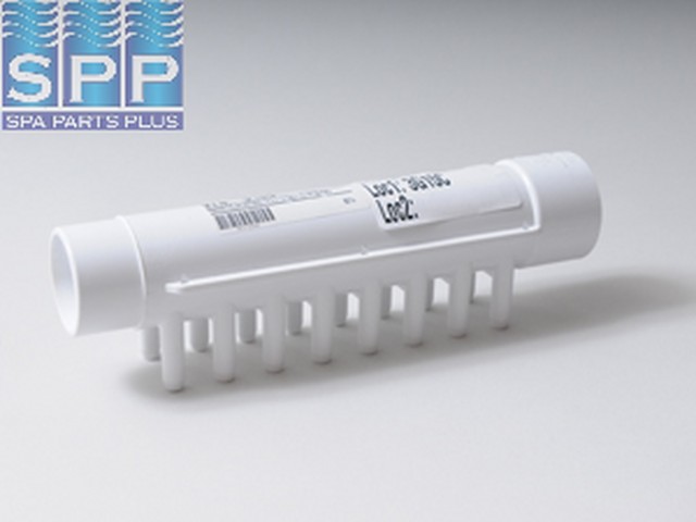 672-0420 - Manifold PVC,Air,WATERW,1.5 Inch S x 1.5 Inch Spg x (16) 3/8 Inch SB Ports - 672-0420