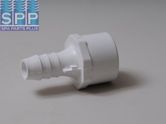 672-4320 - Fitting PVC,Barb,WATERW,1-1/4 Inch Spg/1 Inch S x 3/4 Inch RB - 672-4320