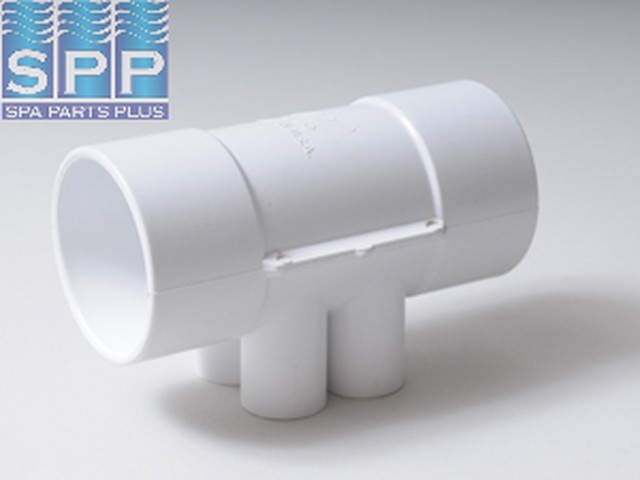 672-4430 - Manifold PVC,Water,WATERW,2 Inch S x 2 Inch S (4) 1/2 Inch S Ports - 672-4430