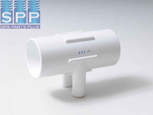 672-4900 - Manifold PVC,Water,WATERW,2 Inch Spg x 2 Inch Spg x (2) 3/4 Inch SB Ports - 672-4900