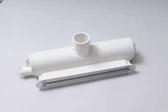 675-5010F - Jet Assy,WATERW,Aqua Fall,Fiber Dynamics,8 Inch Face,1 Inch S Port,Wht - 675-5010F