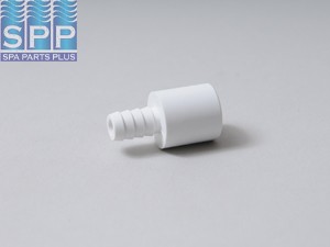73818 - Fittings PVC,Barbed Adapter,GGIND,3/8 Inch RB x 1/2 Inch Spg - 73818