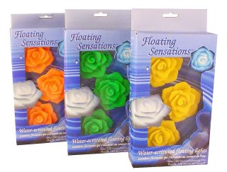 82575-M-3PK - Light,LED INNOVATIONS,Floating Roses,LED,Random Colors,3 Pk - 82575-M-3PK