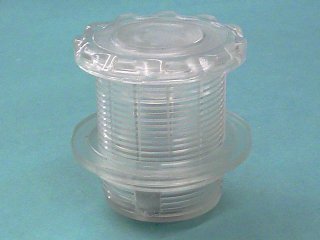951048-000 - Air Button,LEN_GO,Scalloped,1-3/4 Inch H,2-1/4 Inch F,2 Inch L,Clr - 951048-000