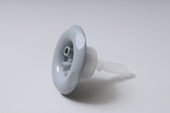 9650WW - Internal, Large face, Dual Swirl, Emerald Cut, Gray - 9650WW