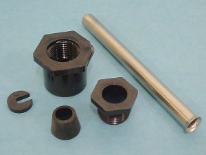 990165-000 - Thermowell Assy,Stainless,LEN_GO,5/16 Inch Bulb,4 Inch Long,1/2 Inch MPT - 990165-000