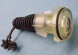 9920-100163 - Sensor Mount,GECKO,Thru-Wall,3/8 Inch Bulb,Gray(Wet-Well) - 9920-100163