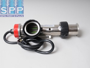 A2550-5350ET - Heater Assy(Arctic Spas)90 Deg,SS,5.5kW,240V,2 Inch x 11.61 Inch Long - A2550-5350ET
