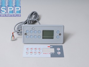 BDLTSC810K - Spa Side Cntrl,Electr,GECKO,TSC-8,10BTN,LCD,10'Cbl,8 Pin JST - BDLTSC810K