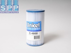 C-4600 - Filter Cartridge,UNICEL,8 Sq Ft,4-5/16 Inch OD x 8 Inch Long - C-4600