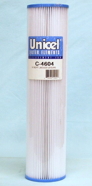 C-4604 - Filter Cartridge,UNICEL,15 Sq Ft,4-1/4 Inch OD x 17-7/8 Inch Long - C-4604