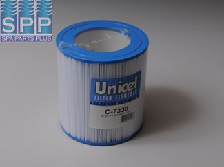 C-7330 - Filter Cartridge,UNICEL,30 Sq Ft(Micro)7 Inch OD x 7-1/4 Inch Long - C-7330