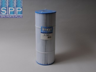 C-7491 - Filter Cartridge,UNICEL,75 Sq Ft,7 Inch OD x 18-7/16 Inch Long - C-7491