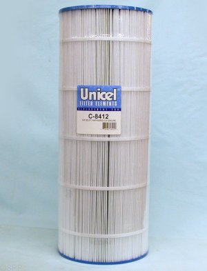C-8412 - Filter Cartridge,UNICEL,120 Sq Ft,8-15/16 Inch OD x 23-3/8 Inch Long - C-8412