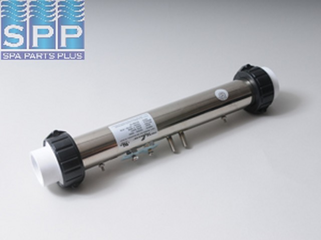 C2550-0002 - Heater Assy(HQ/Hurricane)Flo-Thru,SS,5.5kW,240V,2 Inch x 15 Inch L - C2550-0002