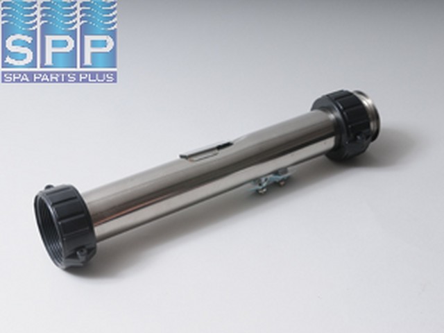 C2550-0165 - Heater Assy,Cal Spa,Flo-Thru,SS,5.5kW,240V,2 Inch x 16-1/4 Inch Long - C2550-0165
