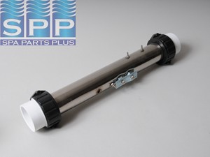 C2550-0800ET-G - Heater Assy(Gecko SSPA)Flo-Thru,S/S,5.5kW,240V,2 Inch x 15 Inch L - C2550-0800ET-G