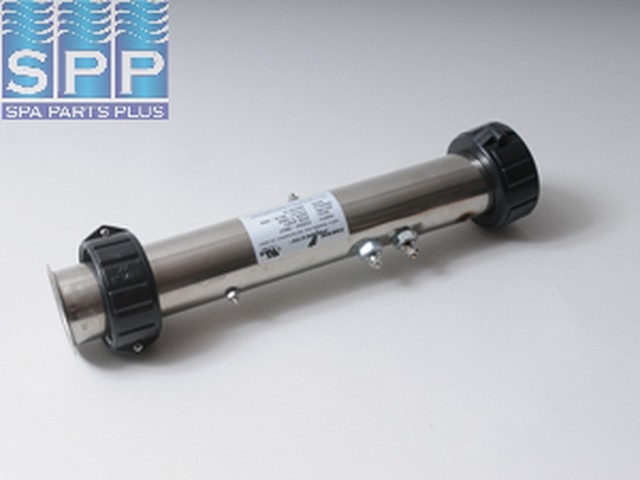 C2550-0807 - Heater Assy,BALBOA(M7)VS/EL,Flo-Thru,S/S,5.5kW,240V,2 Inch x 15 Inch - C2550-0807