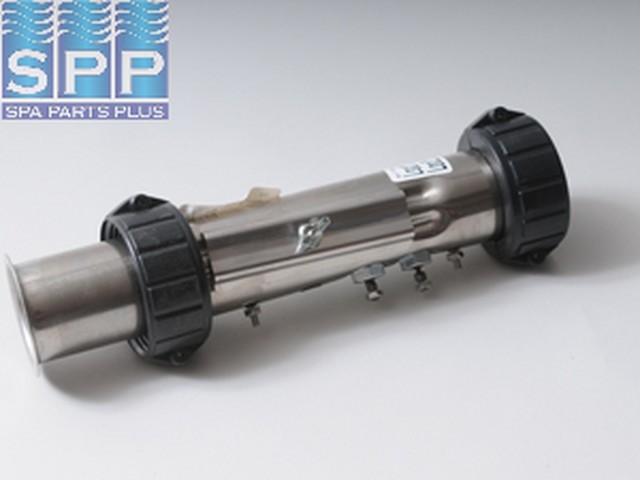 C2550-1002 - Heater Assy,Spa Bldrs AP4,Flo-Thru S/S,5.5KW,240V,2 Inch x 12 Inch L - C2550-1002