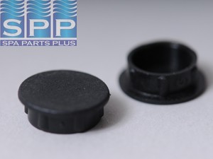 DAK150-250BLACK - Knob, Push on 1/4Shaft W/ 5/54mm Flat, 15MM, Black - DAK150-250BLACK