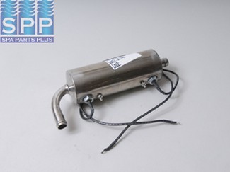 E2400-0201ET - HtrAssy: 4.0kw/240v. 3 Inch x 12 Inch Caldera vertical low flow - E2400-0201ET