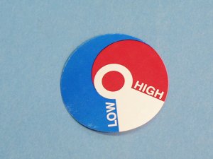 LABEL-THERMOSTA - Label, for Thermostat - LABEL-THERMOSTA