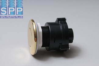 MPT-23230-3242 - Air Button,TECMAR,Pol Brass - MPT-23230-3242