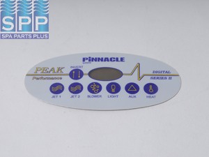 OL-1503A - Spaside Label for PP-101 Mdl A,C,E W-AUX - OL-1503A