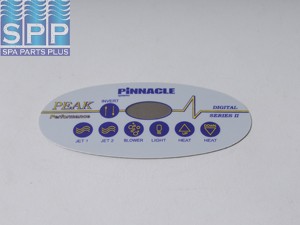 OL-1503B - Spaside Label for PP-101 Mdl B,D,F W/O AUX - OL-1503B