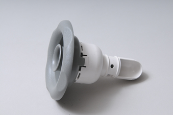 PTPL-17018 - Jet Internal,LA Spas,Aquasage,5 Inch Scalloped Face,Gray - PTPL-17018