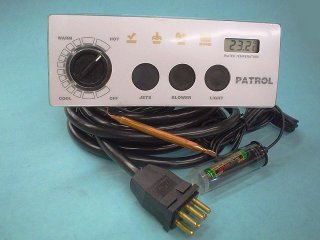 S360101C0-12VDC - Spa Side Cntrl,Air,PRESAIR,12Vdc,3BTN,w/Temp Display,w/T-Sta - S360101C0-12VDC