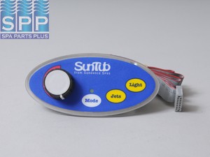 SD6600-051 - Spa Side Cntrl,Electr,SUNDANCE,400(4/96-4/98)Suntub DV/SV - SD6600-051