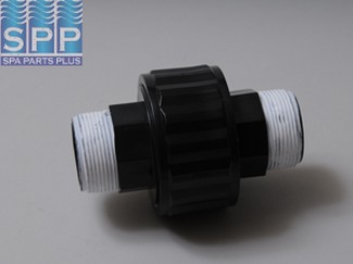 SP-1480-BLK - Union, Double Male End, 1.5 MIP, Black - SP-1480-BLK