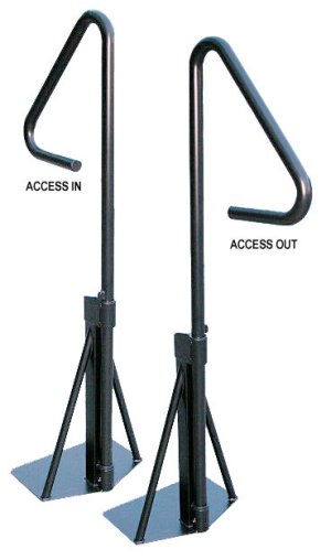 SPASIDEHAND-LED - Handrail,CV,Adjustable Universal Spa Rail,48 Inch ,LED Light - SPASIDEHAND-LED