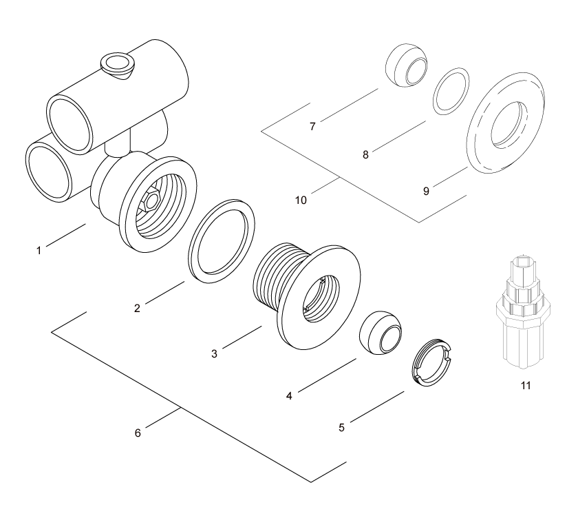 Hydro Air Micro Jet Assembly